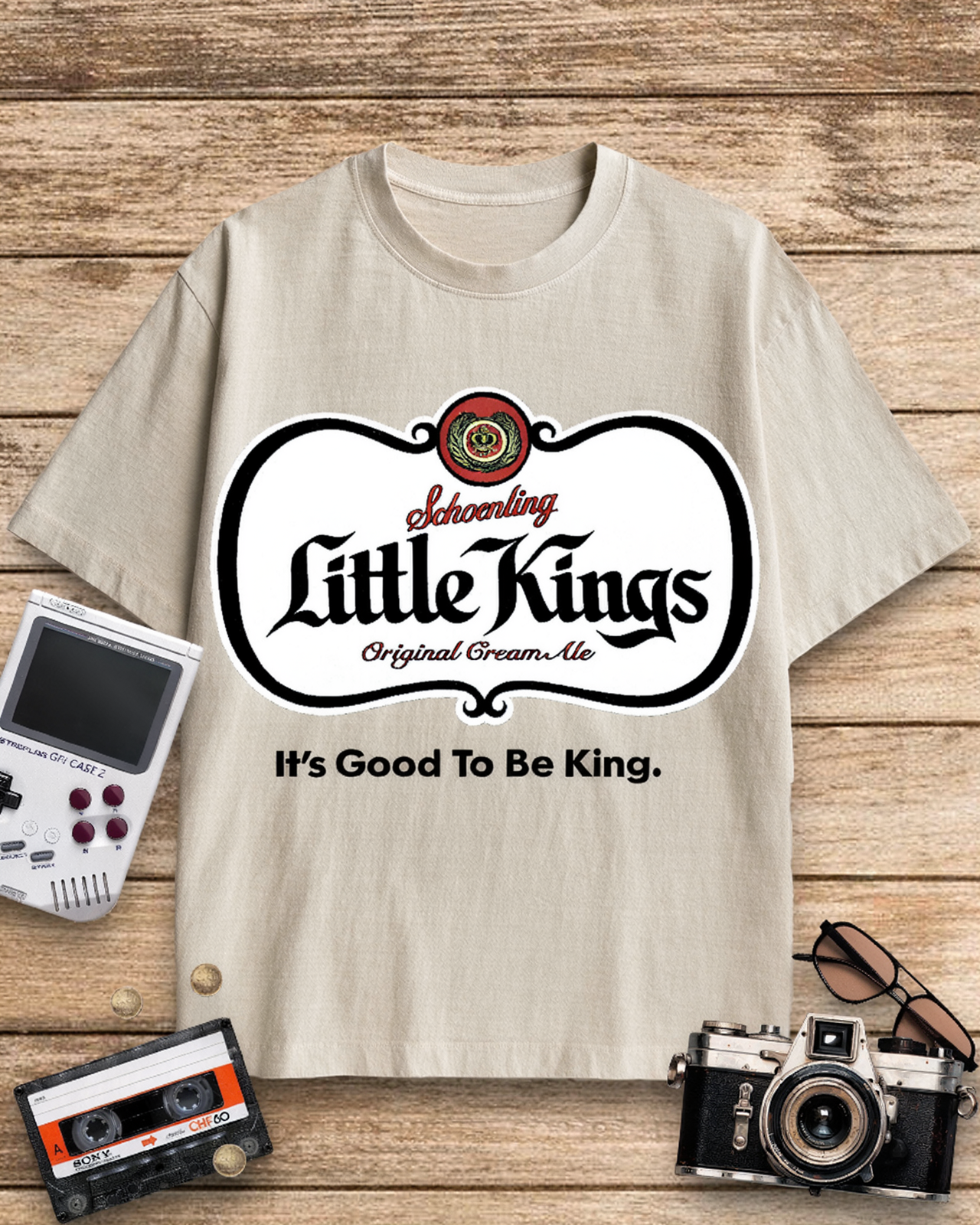 Little Kings Cream Ale 1950s Cotton T-Shirt image 4