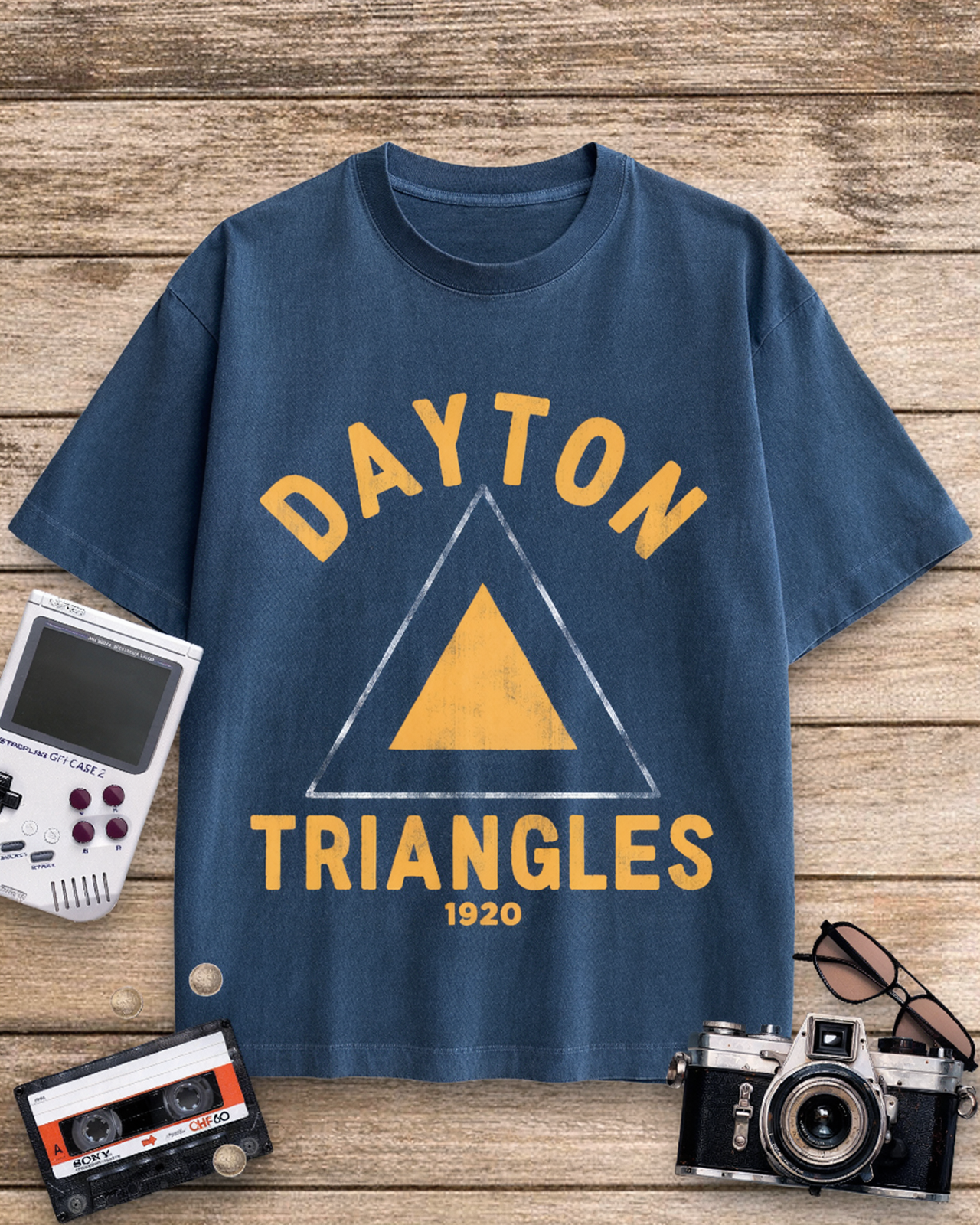 Dayton Triangles 1920s Cotton T-Shirt image 2
