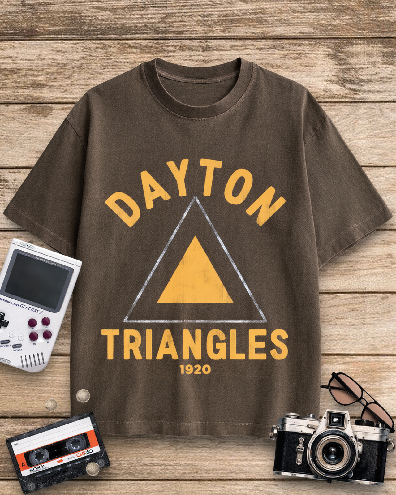 Dayton Triangles 1920s Cotton T-Shirt image 7