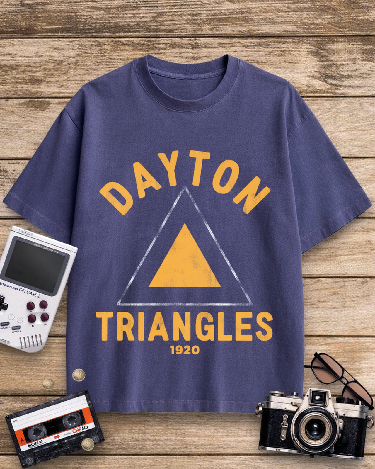 Dayton Triangles 1920s Cotton T-Shirt image 8