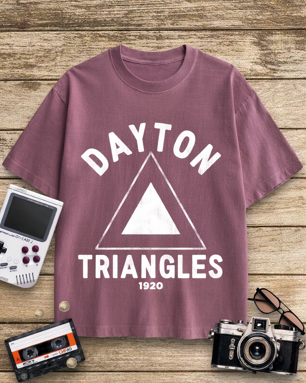 Dayton Triangles 1920s Cotton T-Shirt image 9