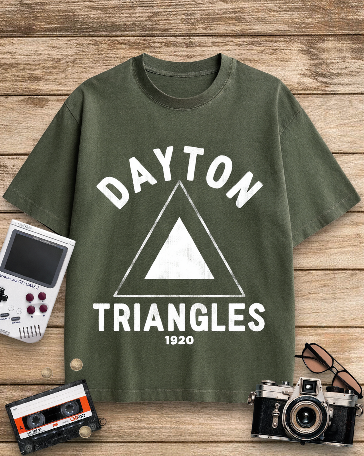 Dayton Triangles 1920s Cotton T-Shirt image 10