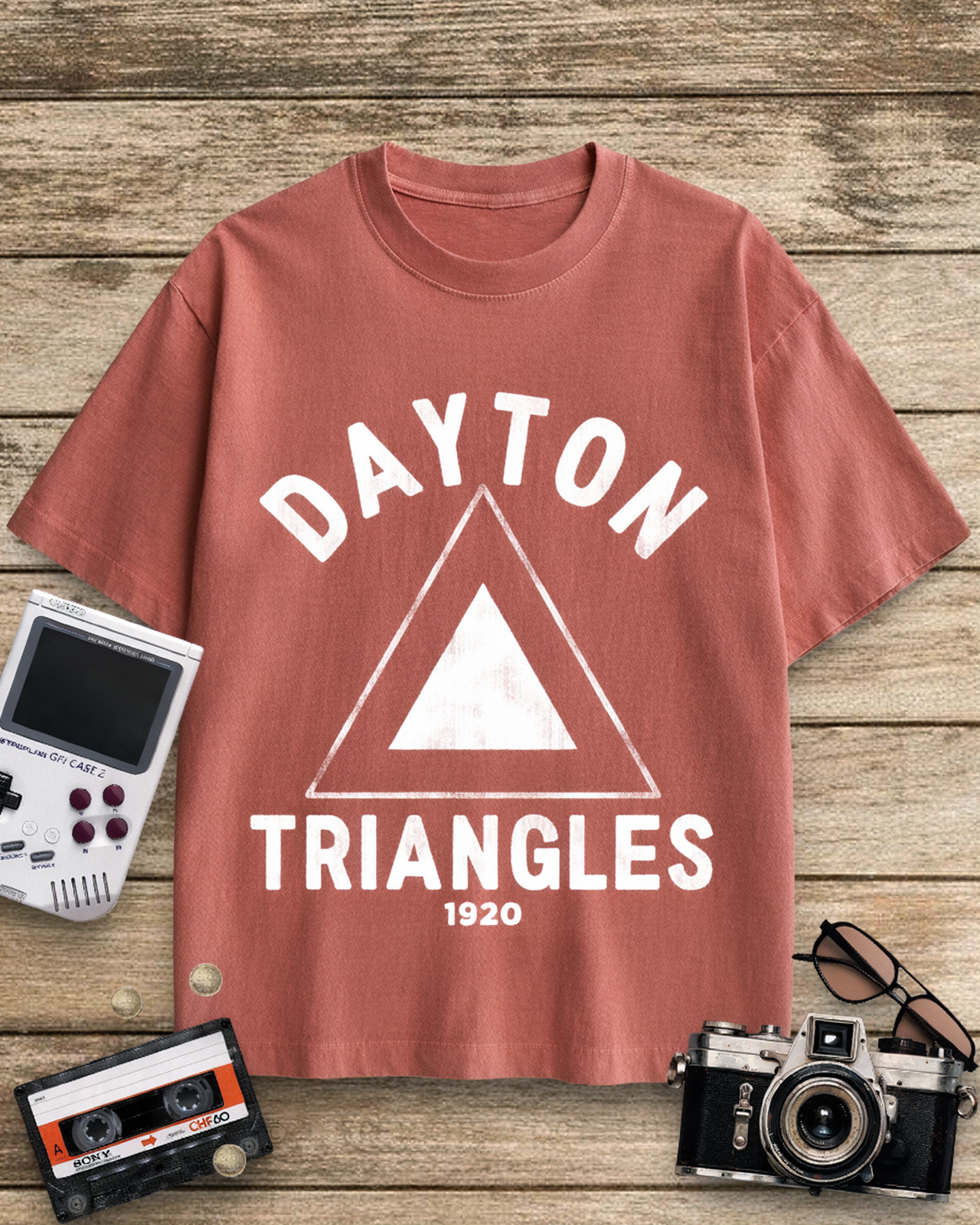 Dayton Triangles 1920s Cotton T-Shirt image 11