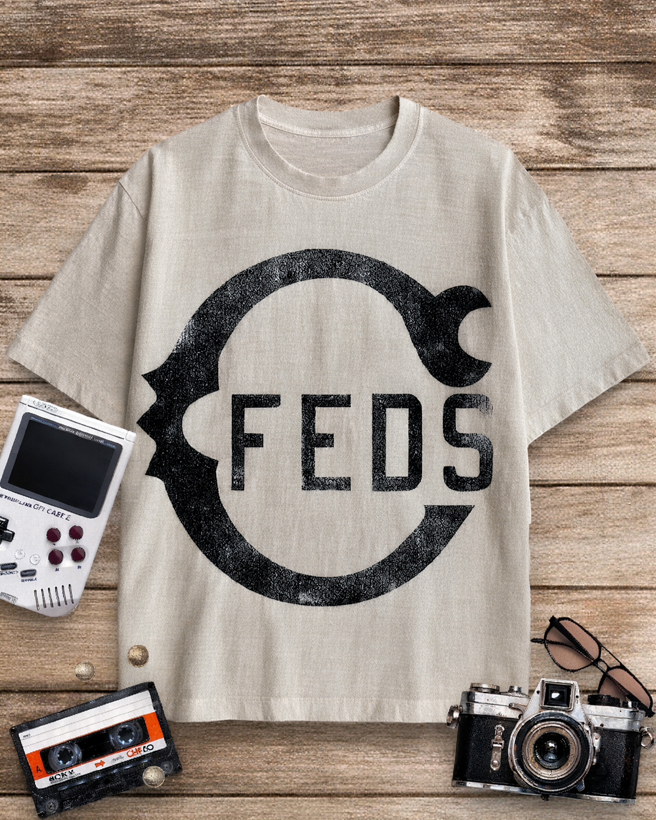 Chicago Feds 1930s Cotton T-Shirt image 2