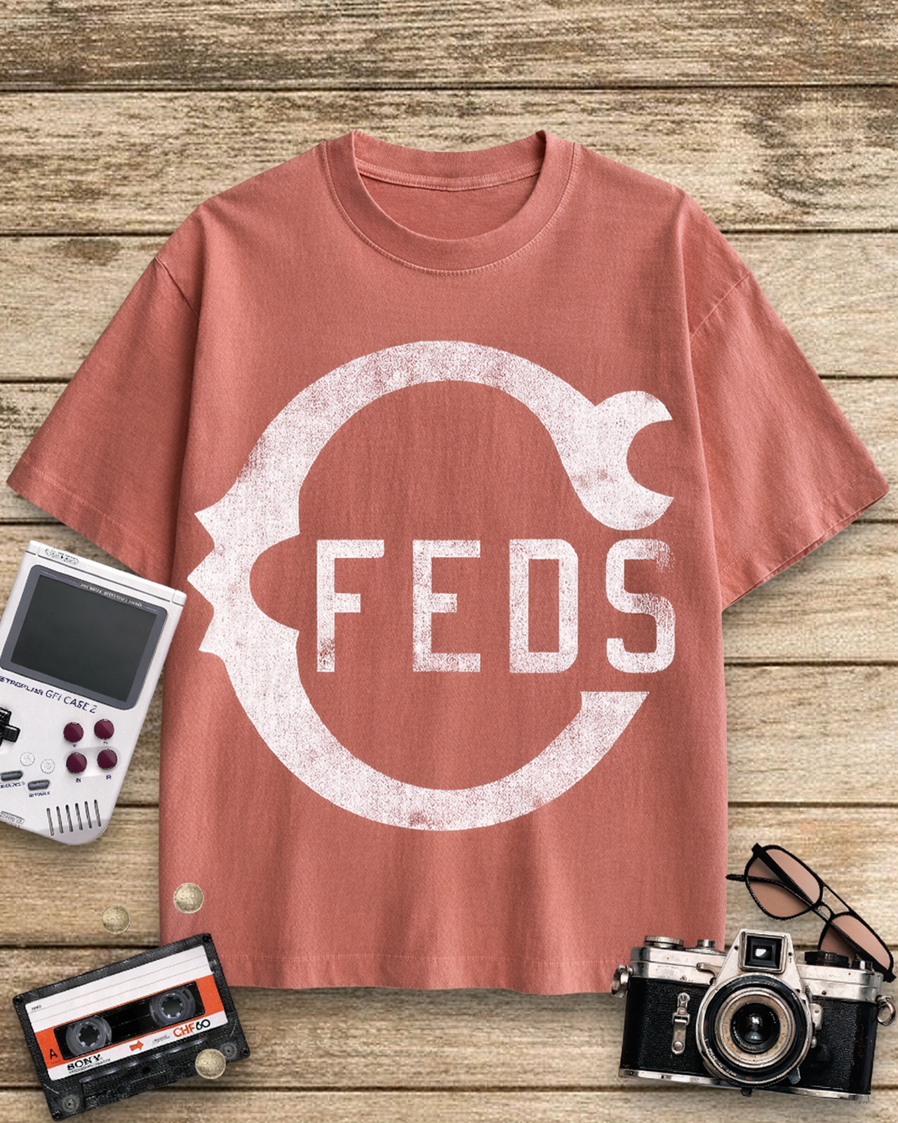 Chicago Feds 1930s Cotton T-Shirt image 7