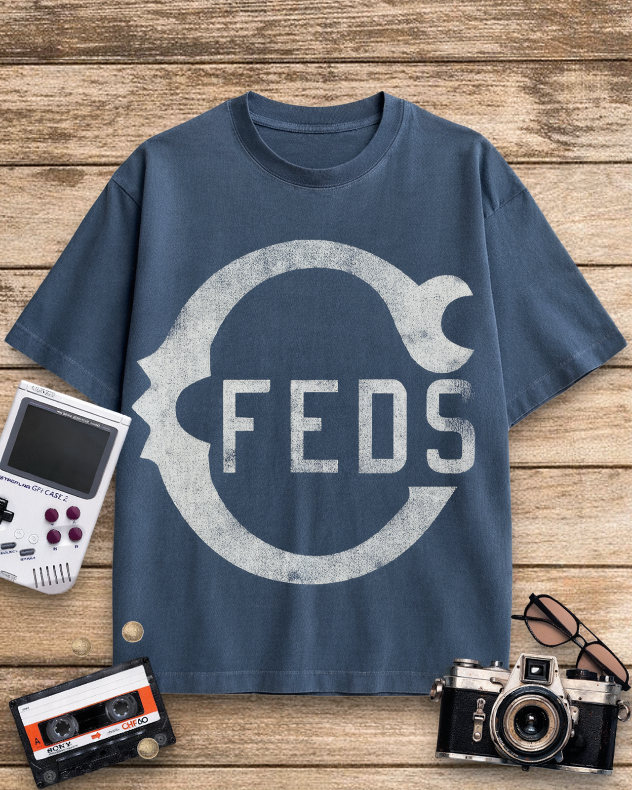 Chicago Feds 1930s Cotton T-Shirt image 8