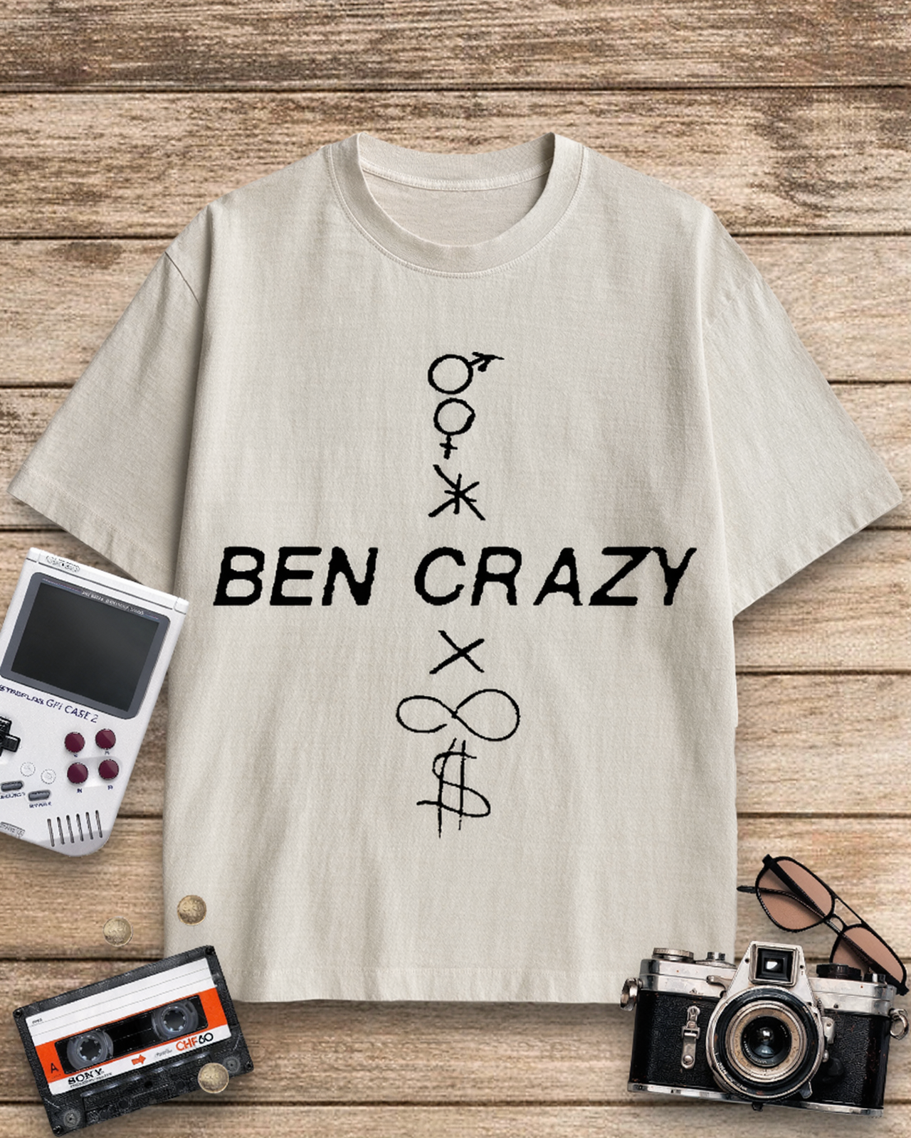 Ben Crazy 1990s Cotton T-Shirt image 3