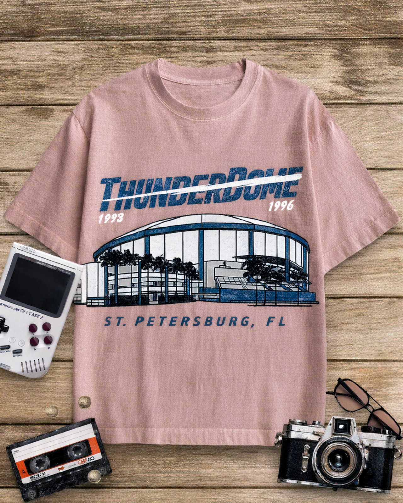 Tampa Bay Thunderdome 1990s Cotton T-Shirt image 2