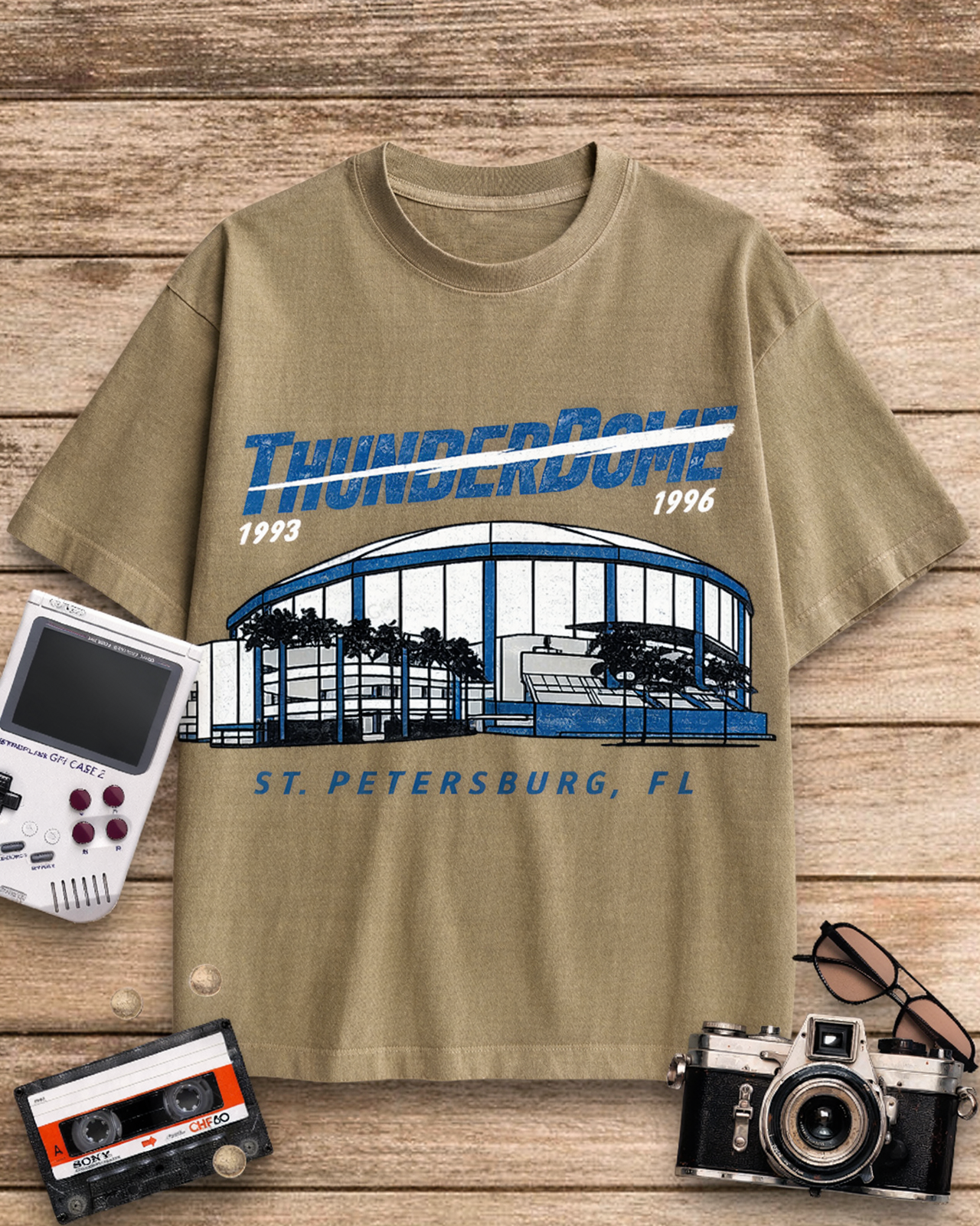 Tampa Bay Thunderdome 1990s Cotton T-Shirt image 5