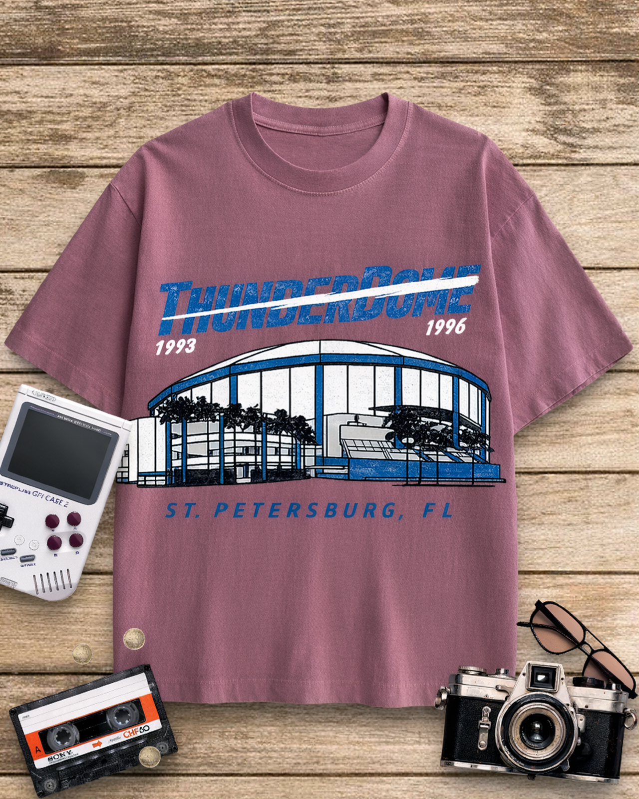 Tampa Bay Thunderdome 1990s Cotton T-Shirt image 7