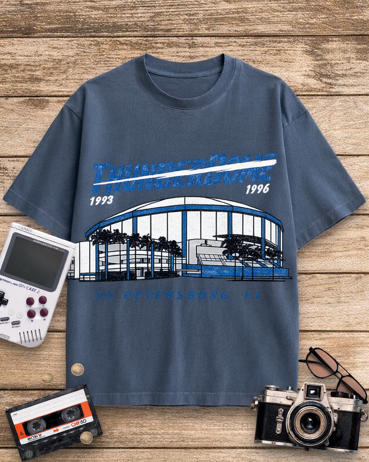 Tampa Bay Thunderdome 1990s Cotton T-Shirt image 8