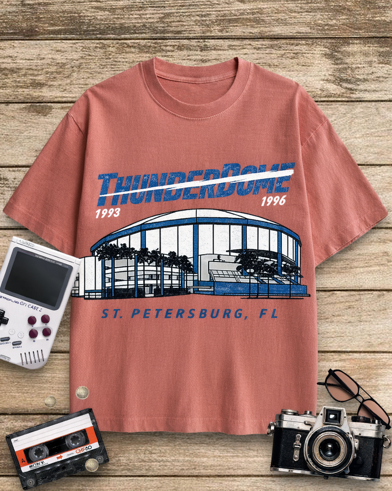 Tampa Bay Thunderdome 1990s Cotton T-Shirt image 9