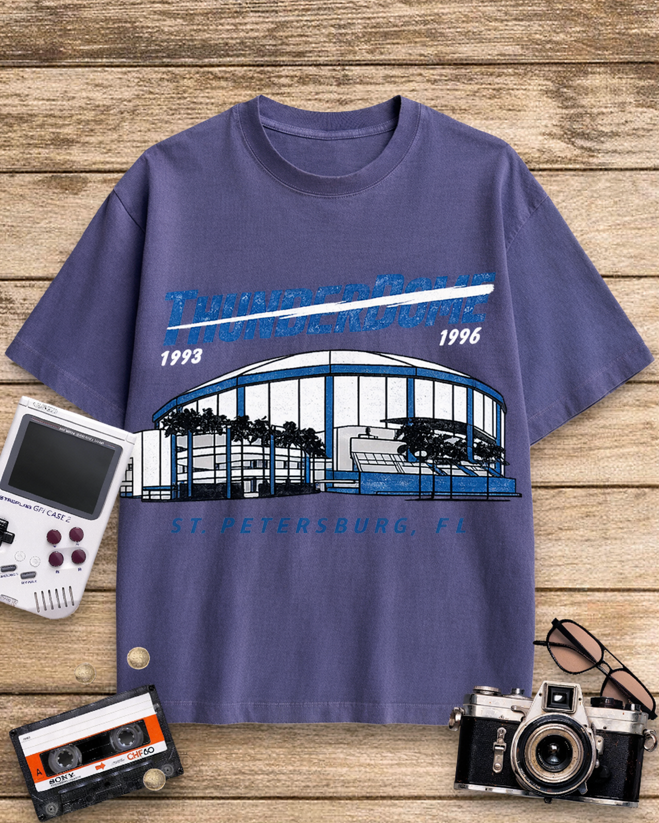 Tampa Bay Thunderdome 1990s Cotton T-Shirt image 12