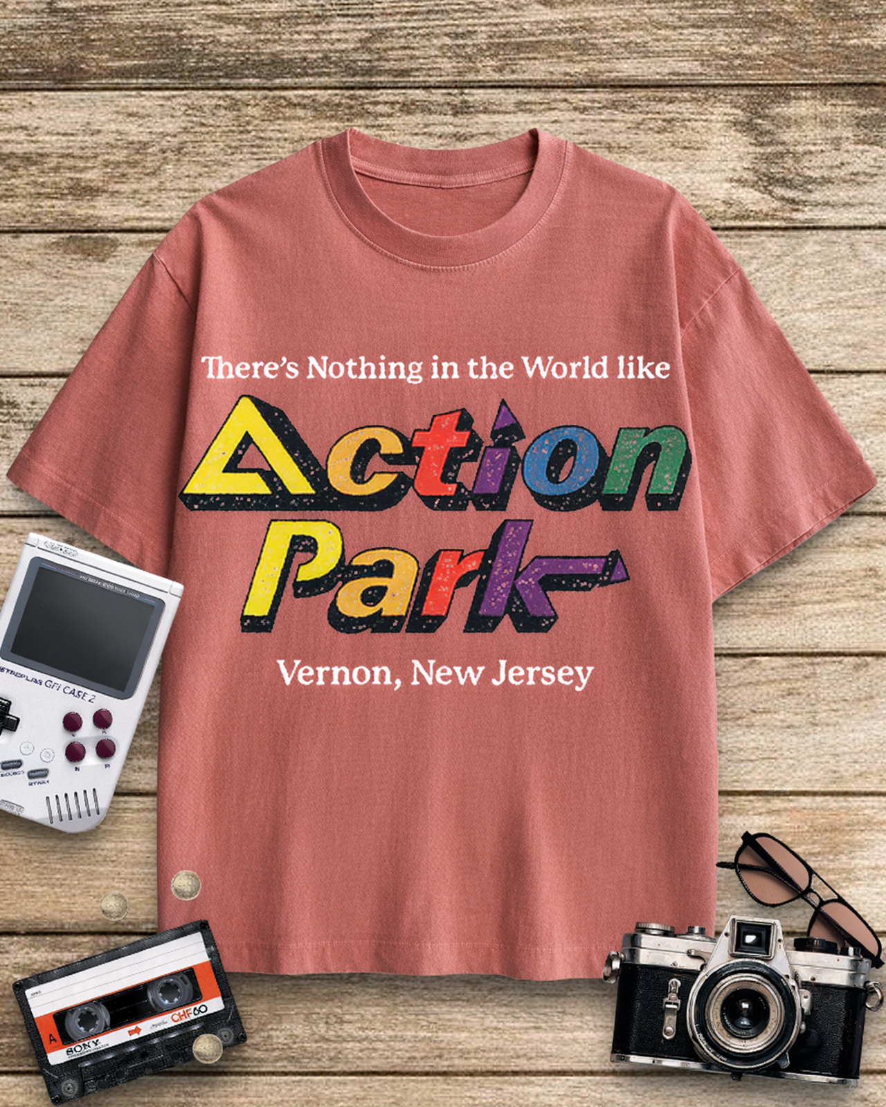 Action Park Amusement Park 1980s Cotton T-Shirt image 10