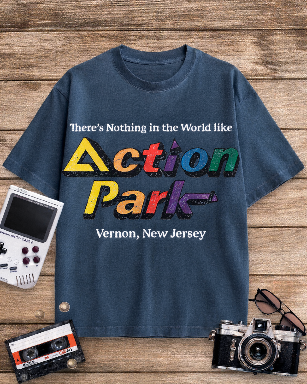 Action Park Amusement Park 1980s Cotton T-Shirt image 11