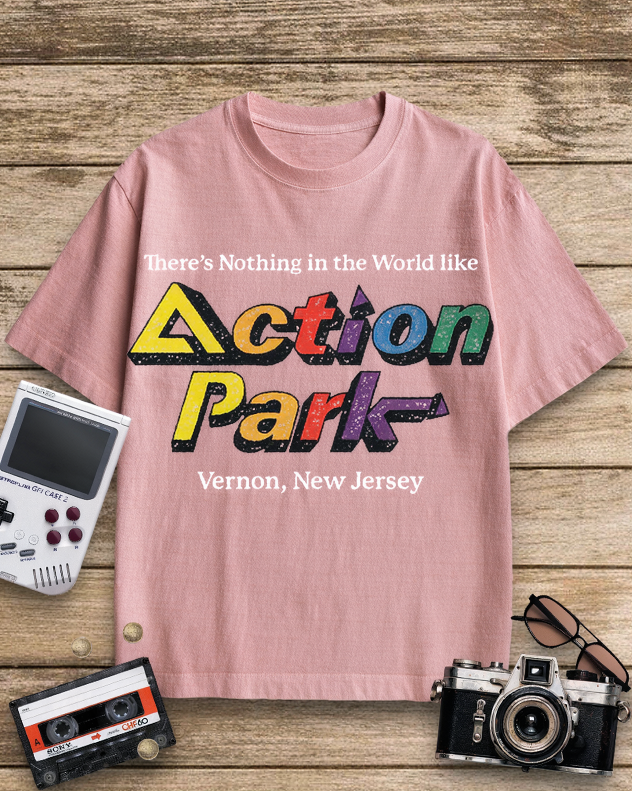 Action Park Amusement Park 1980s Cotton T-Shirt image 12