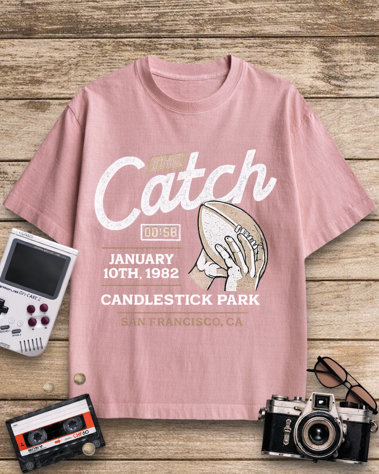 The Catch 1980s Cotton T-Shirt image 2