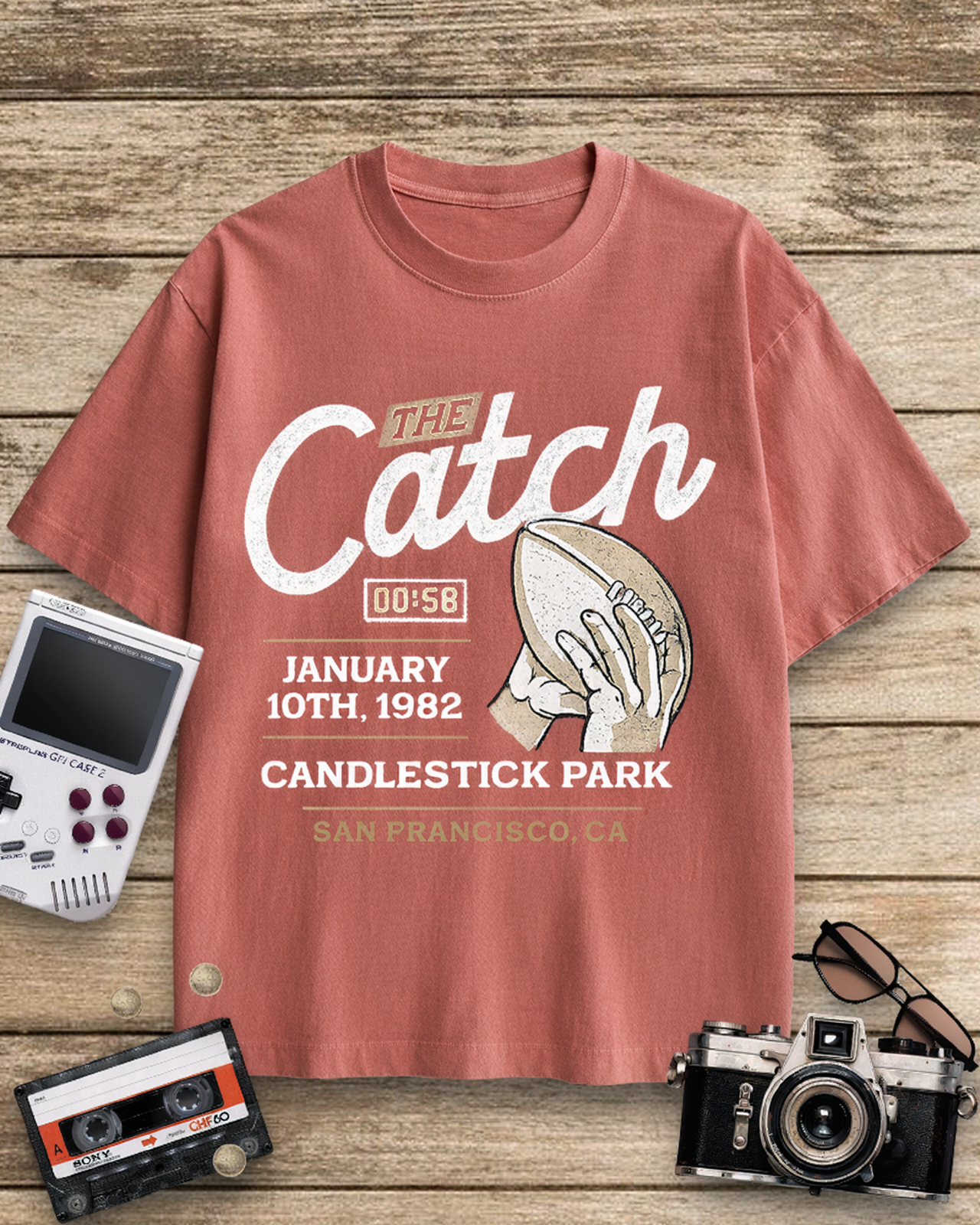 The Catch 1980s Cotton T-Shirt image 4