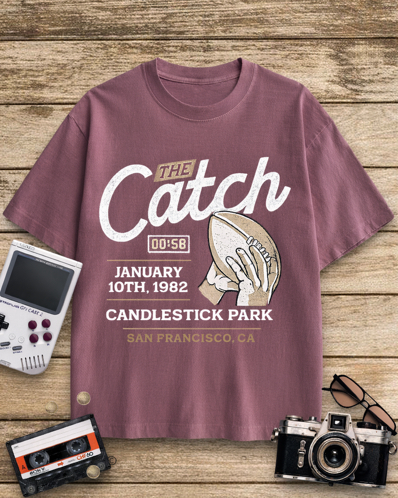 The Catch 1980s Cotton T-Shirt image 7