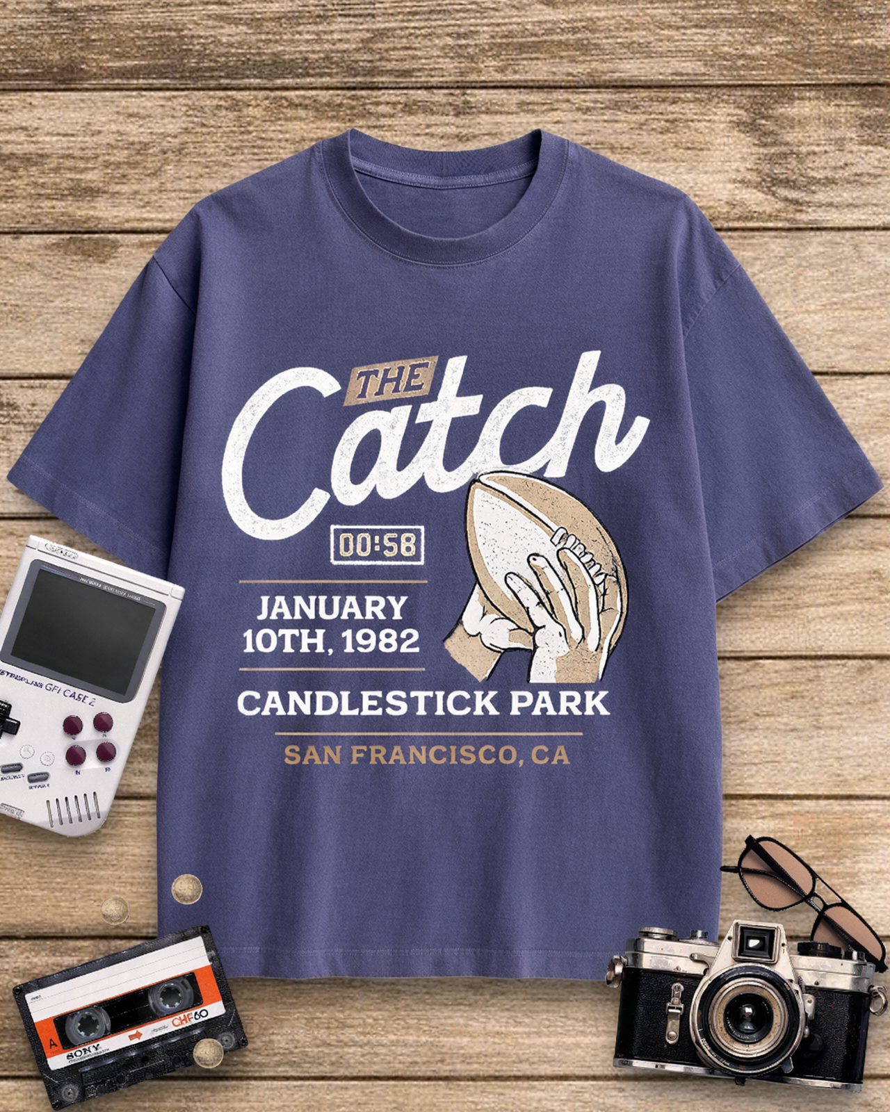 The Catch 1980s Cotton T-Shirt image 8