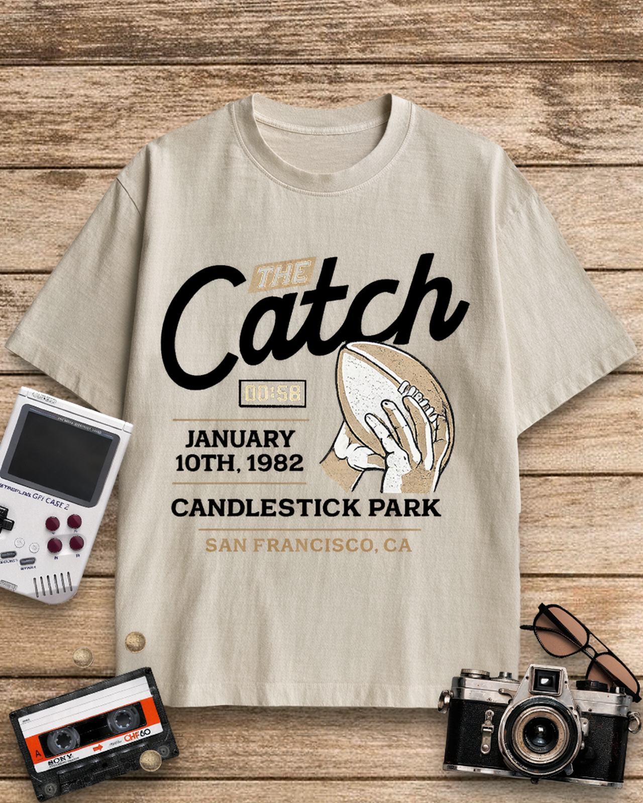 The Catch 1980s Cotton T-Shirt image 12
