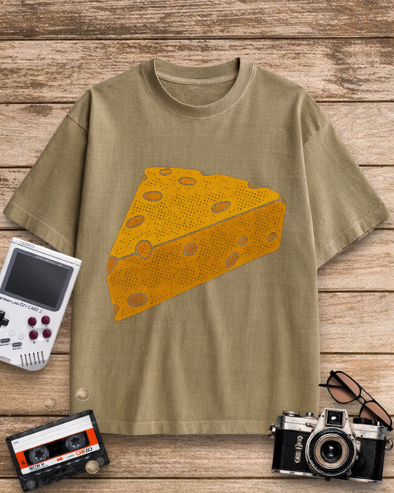 Cheesehead 1980s Cotton T-Shirt image 3