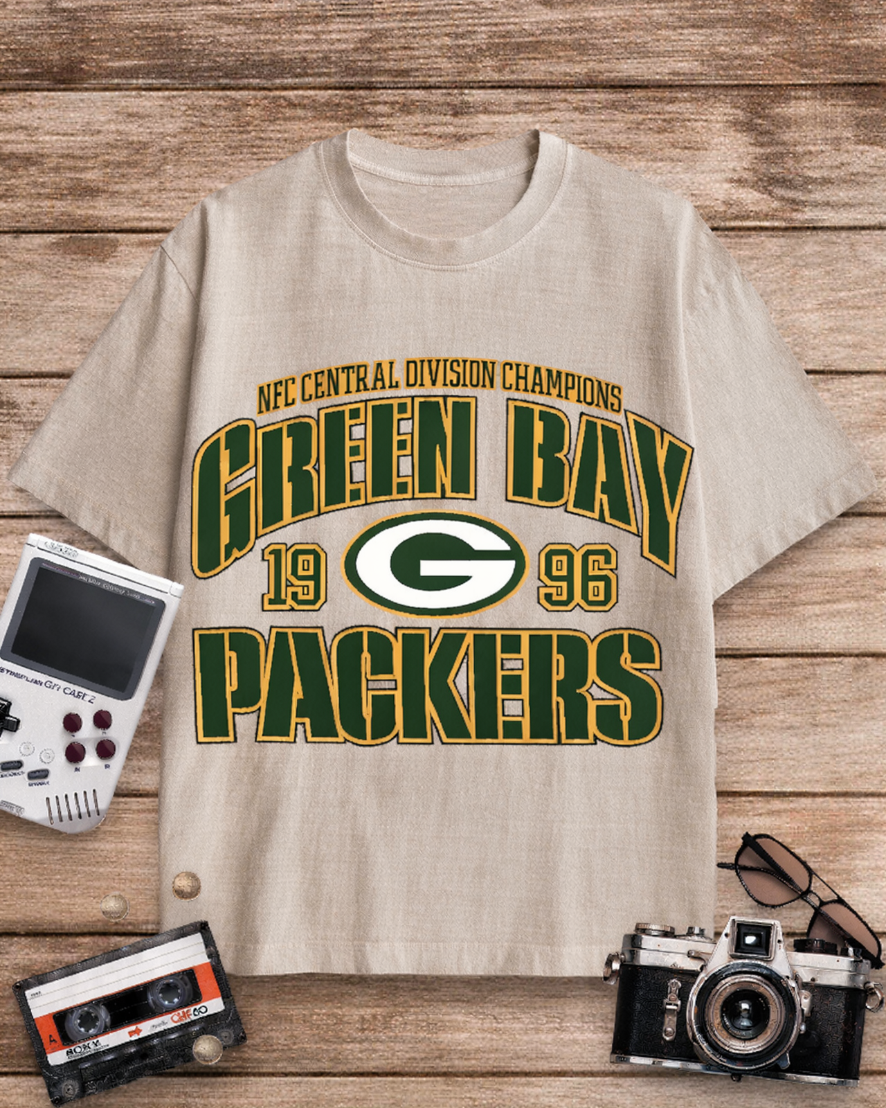 Green Bay Packers 1990s Cotton T-Shirt image 1