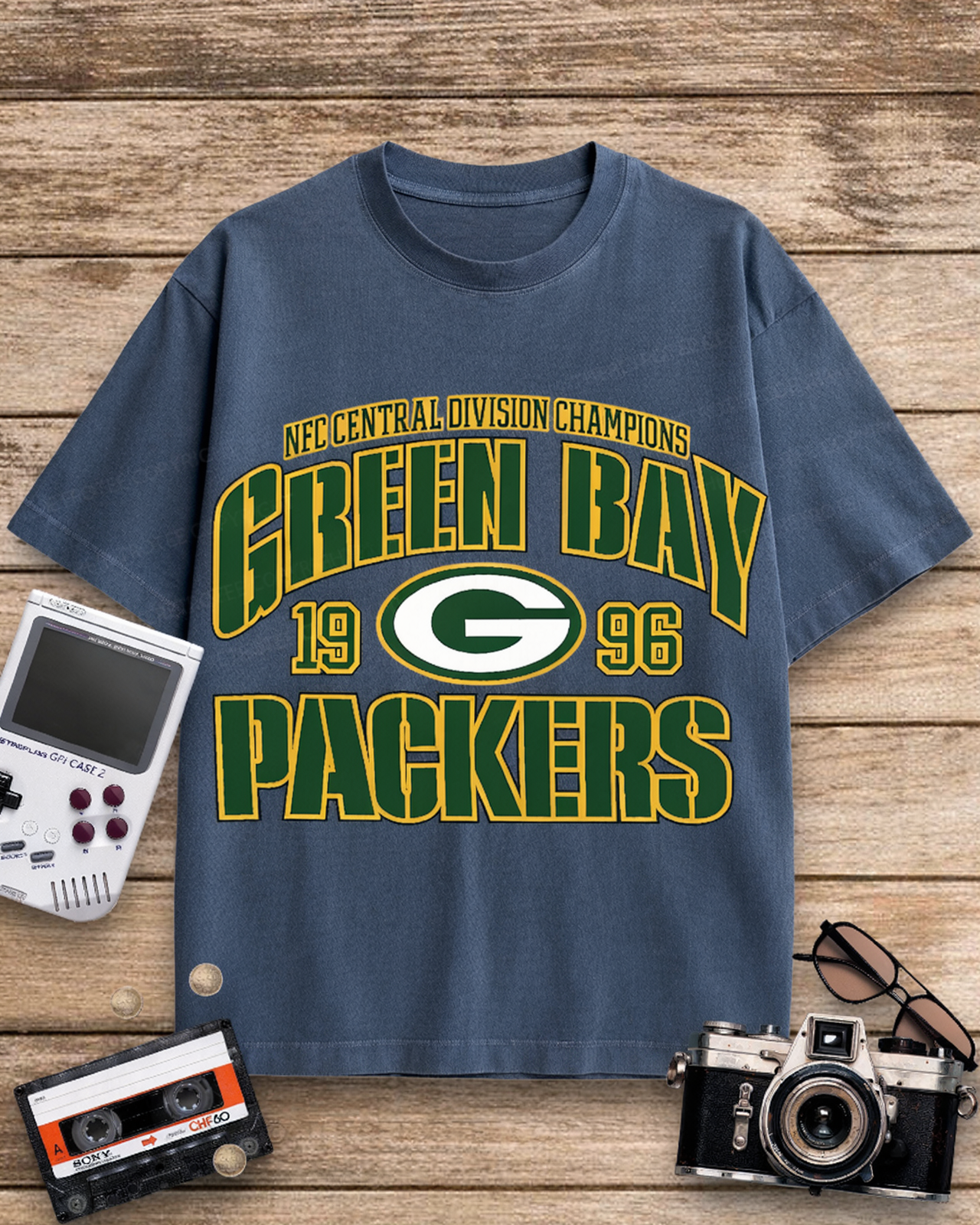 Green Bay Packers 1990s Cotton T-Shirt image 4