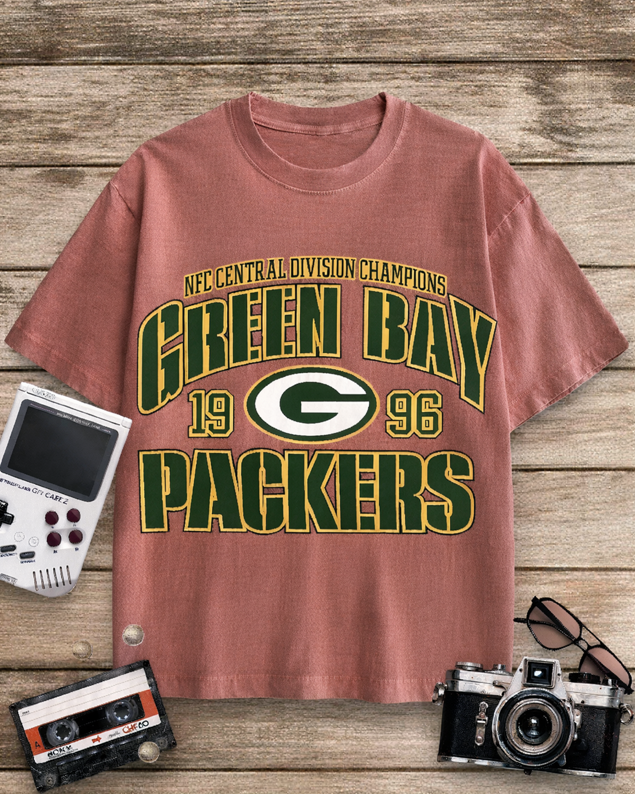 Green Bay Packers 1990s Cotton T-Shirt image 9