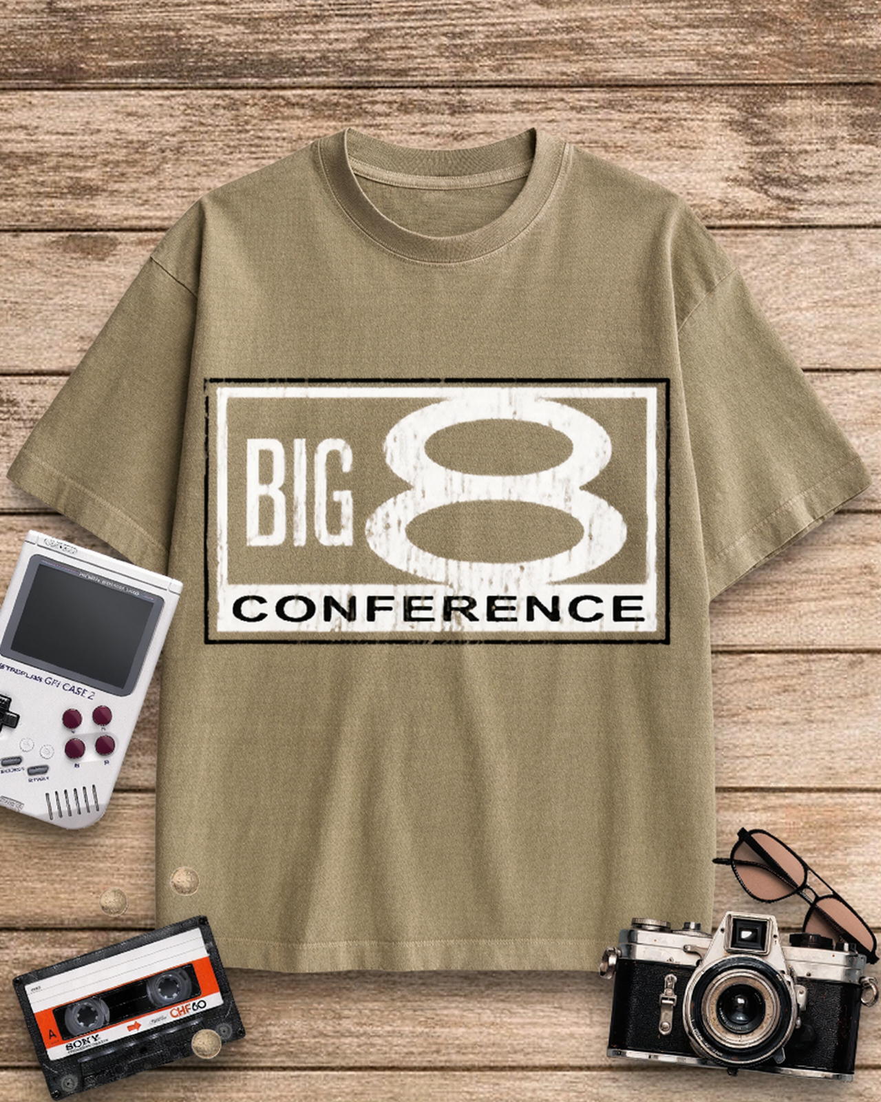 Big 8 Conference 1980s Cotton T-Shirt image 11