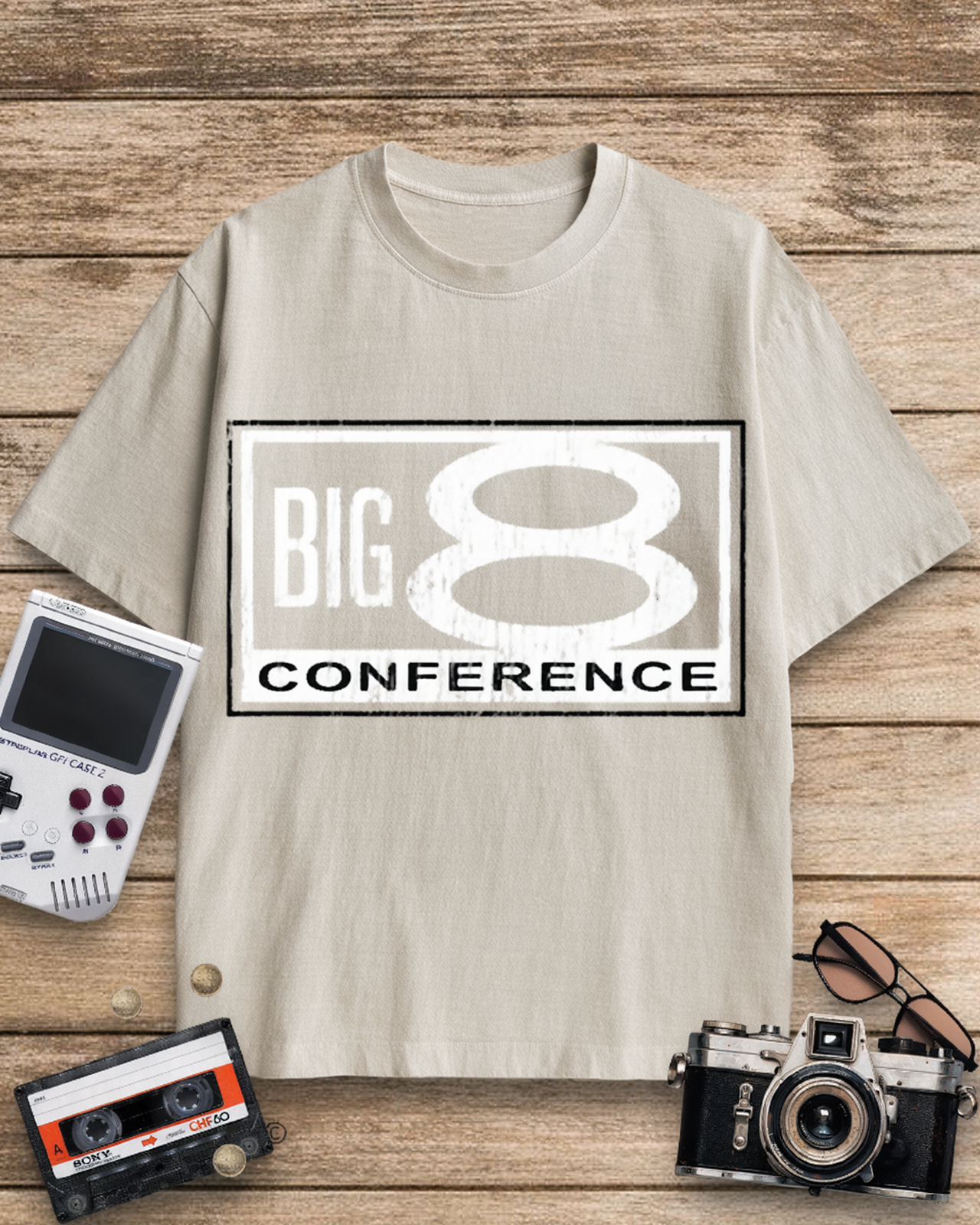 Big 8 Conference 1980s Cotton T-Shirt image 12