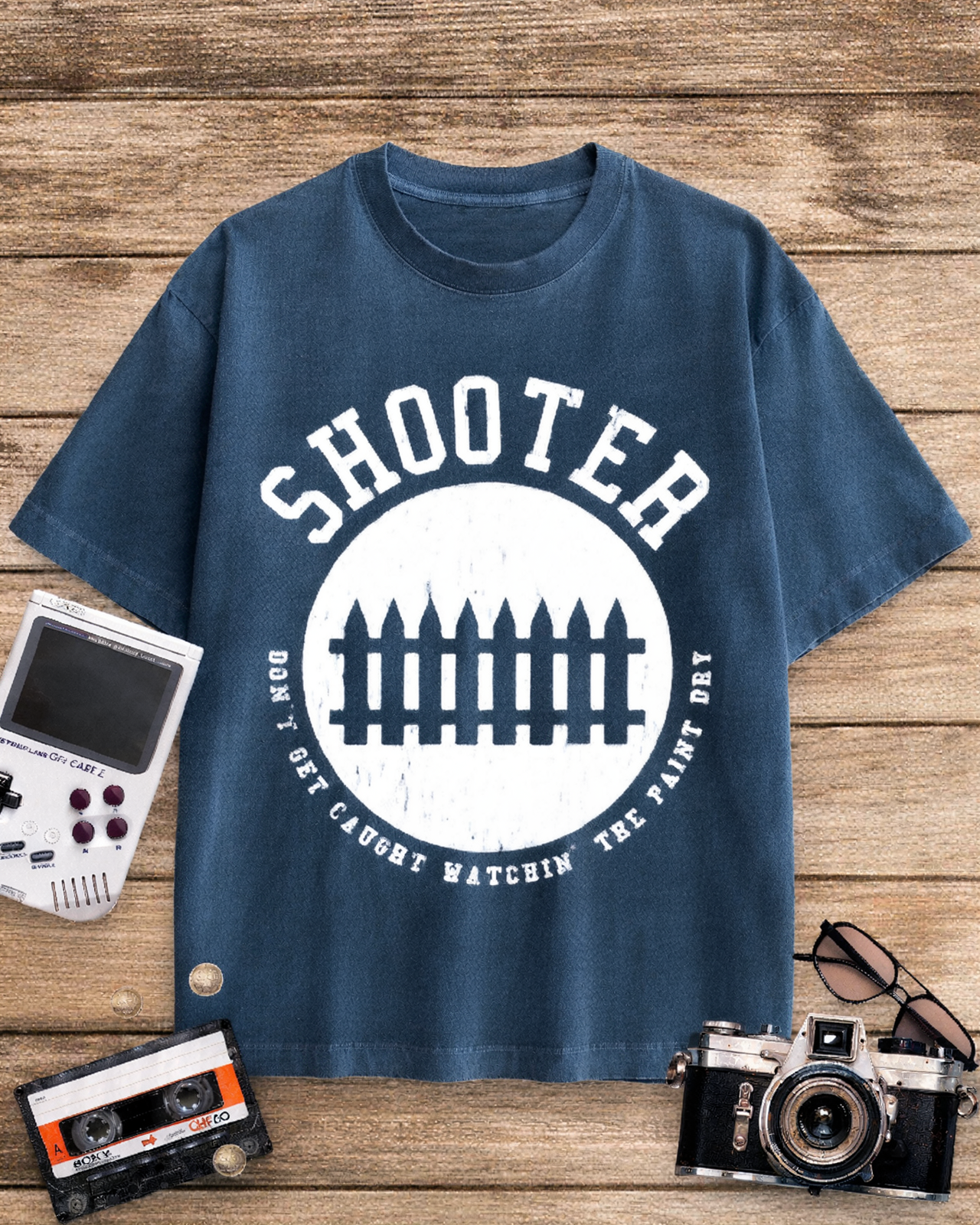 Shooter Don't Get Caught Hatchin 1960s Cotton T-Shirt image 3