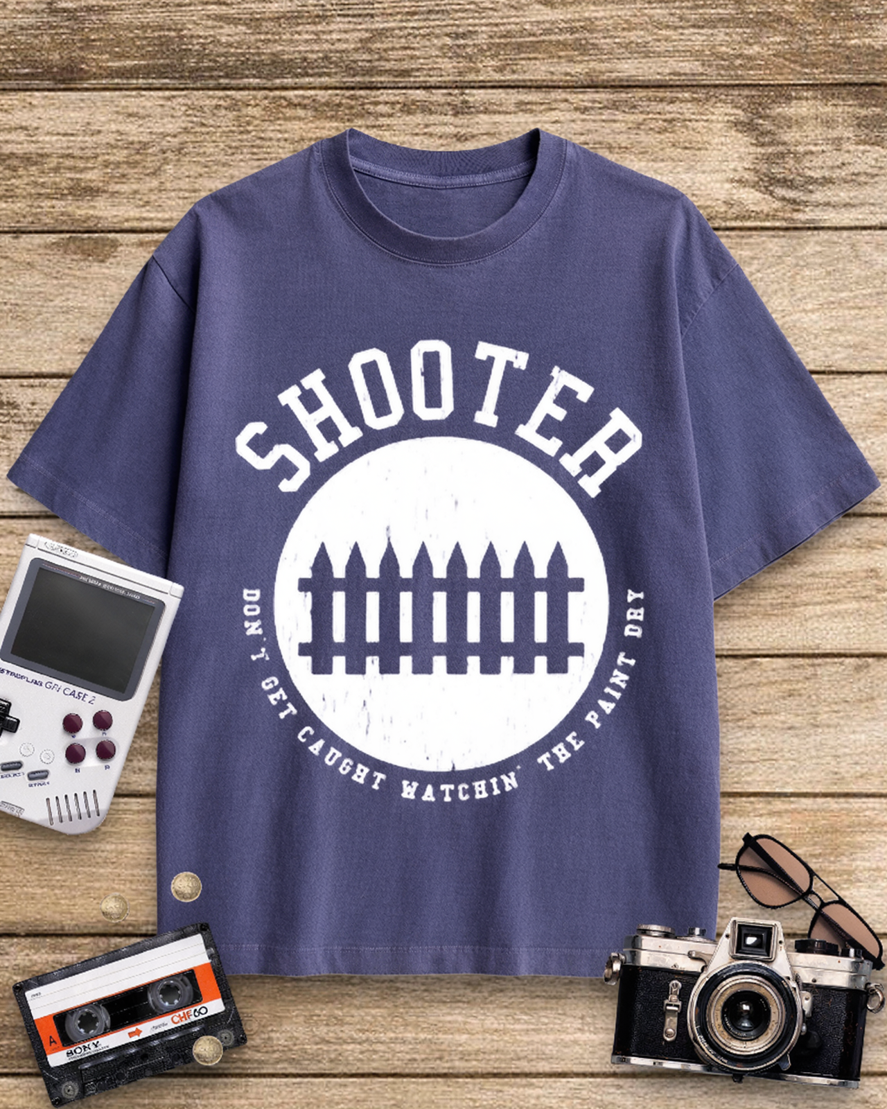 Shooter Don't Get Caught Hatchin 1960s Cotton T-Shirt image 7