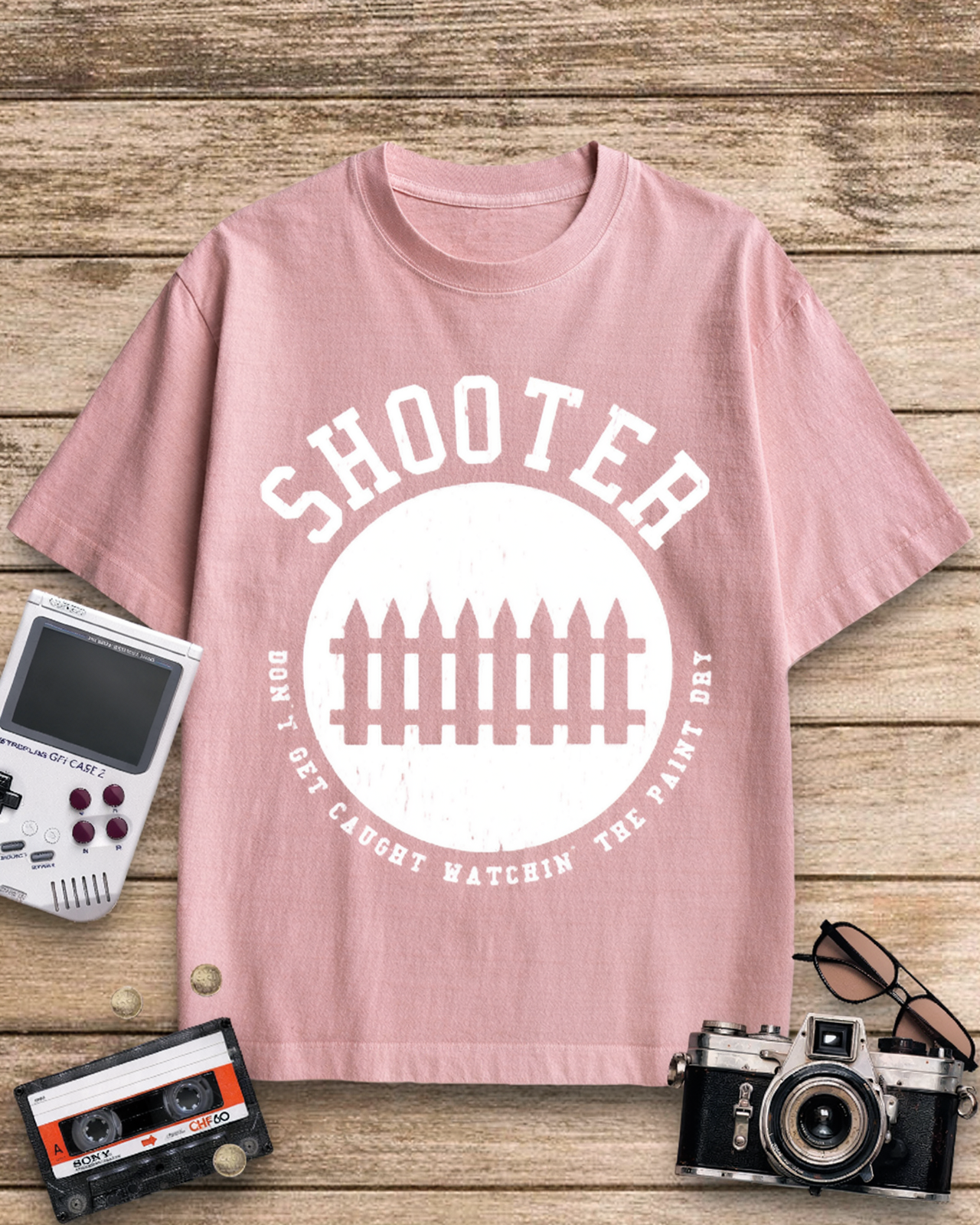 Shooter Don't Get Caught Hatchin 1960s Cotton T-Shirt image 8