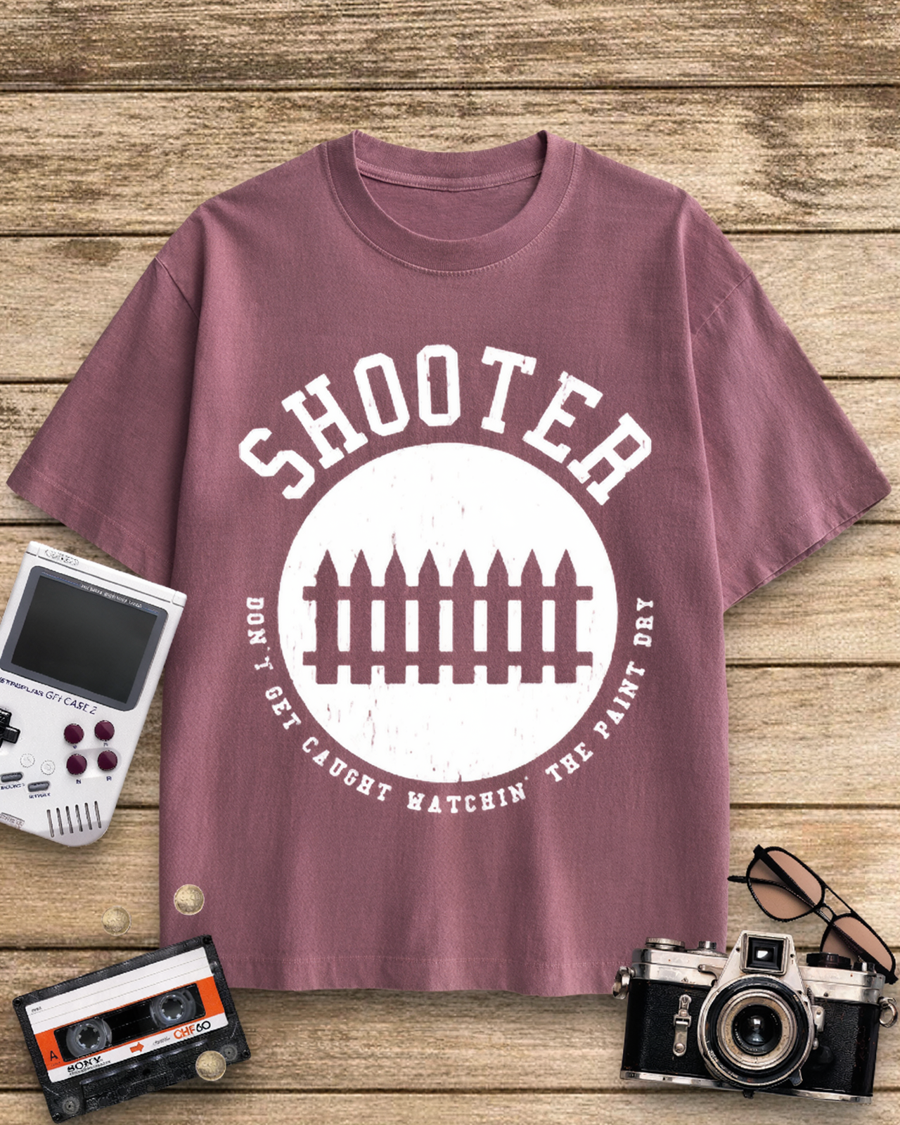 Shooter Don't Get Caught Hatchin 1960s Cotton T-Shirt image 9