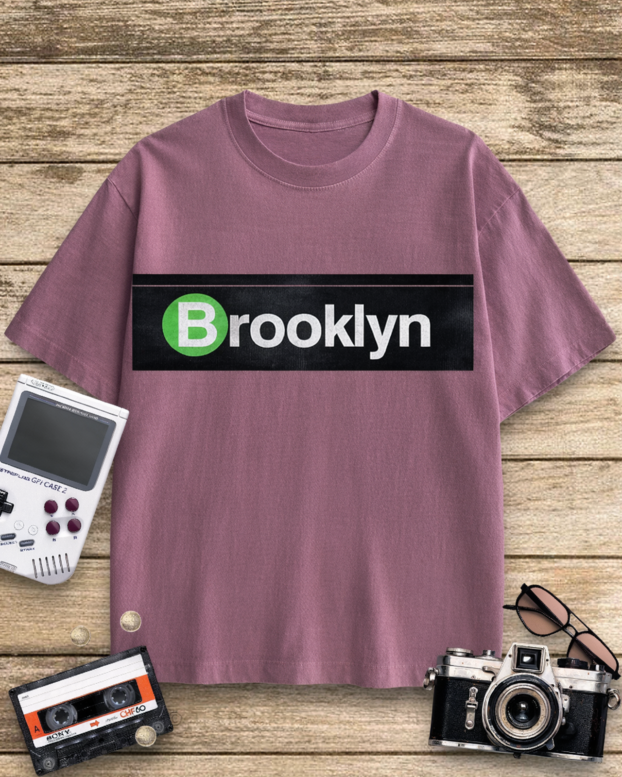 Brooklyn 1970s Cotton T-Shirt image 7
