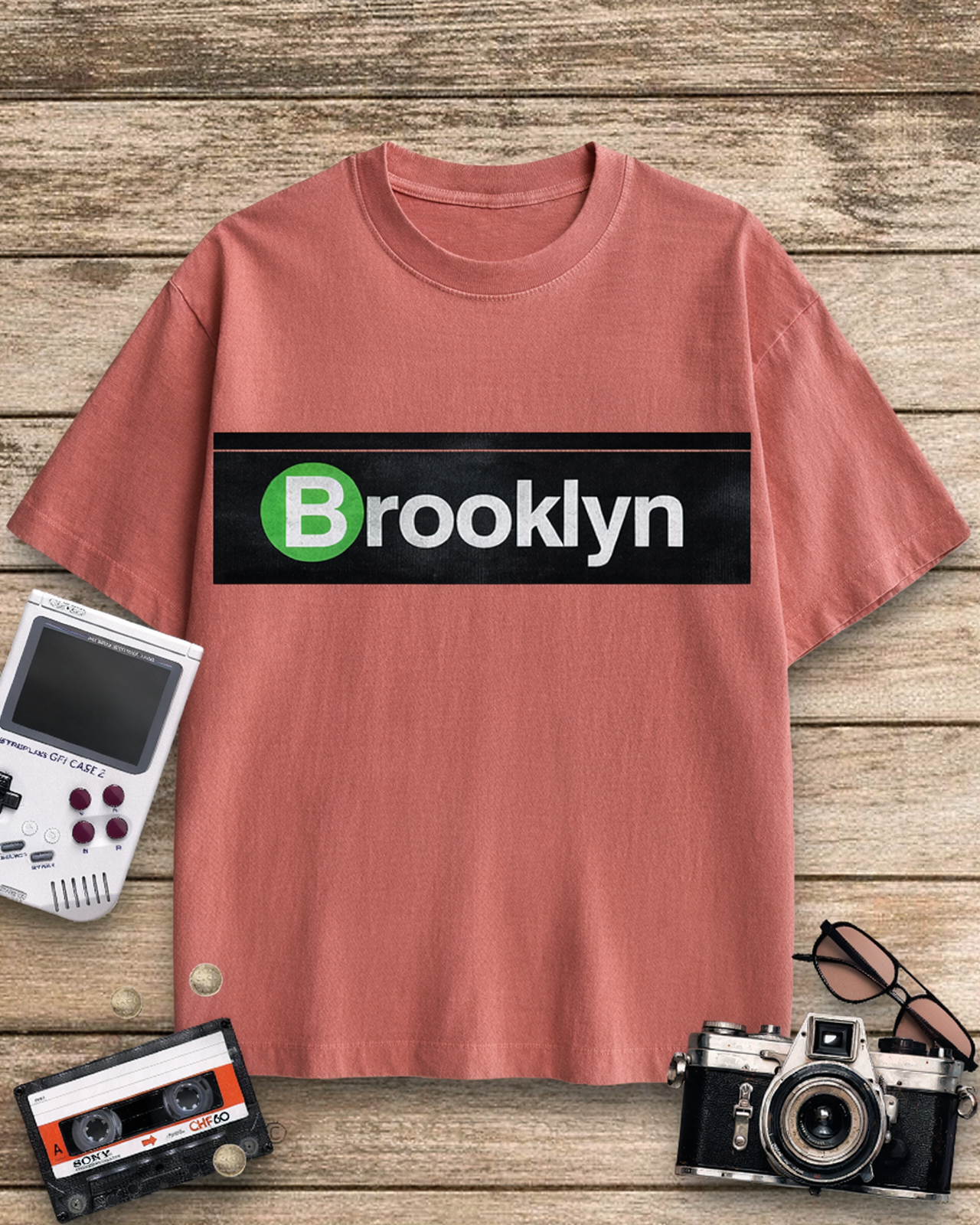 Brooklyn 1970s Cotton T-Shirt image 8