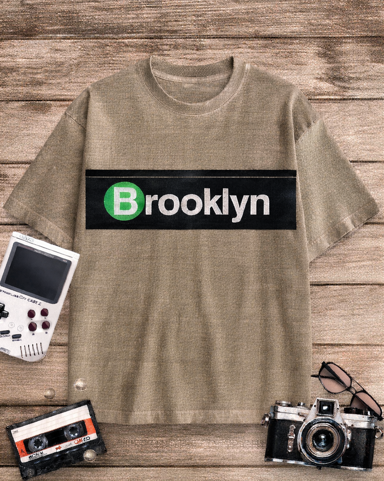 Brooklyn 1970s Cotton T-Shirt image 11