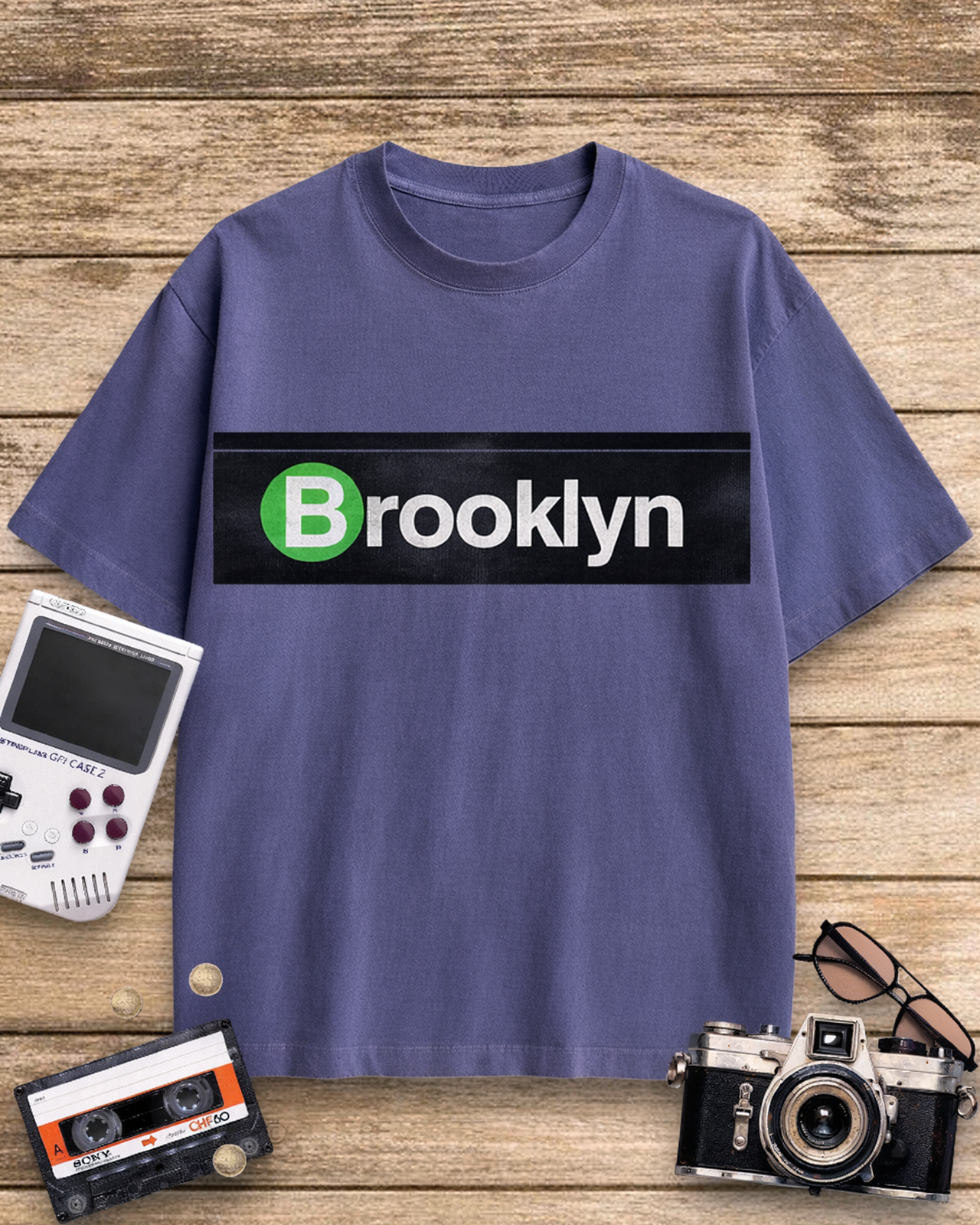 Brooklyn 1970s Cotton T-Shirt image 12