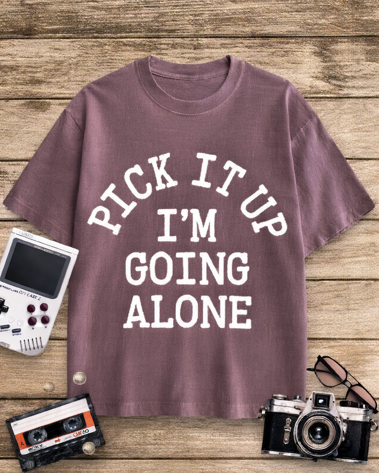 Pick It Up Euchre 1970s Cotton T-Shirt image 7
