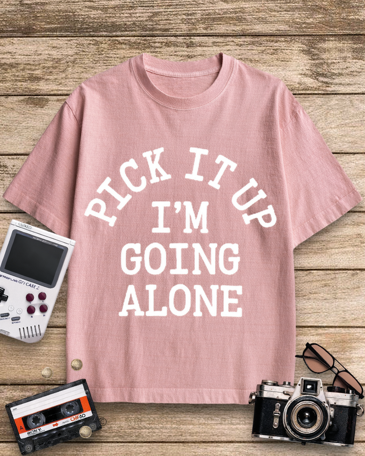 Pick It Up Euchre 1970s Cotton T-Shirt image 9