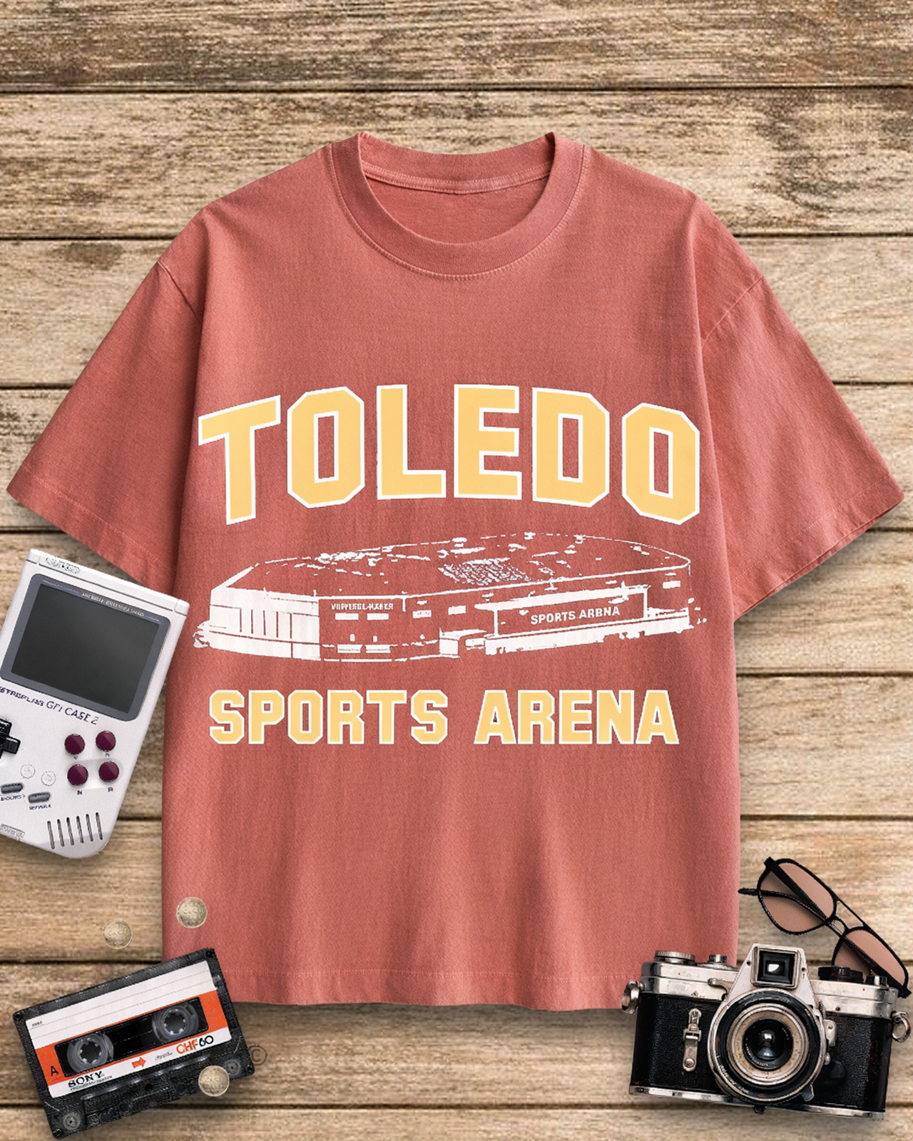 Vintage Toledo Sports Arena 1950s Cotton T-Shirt image 7