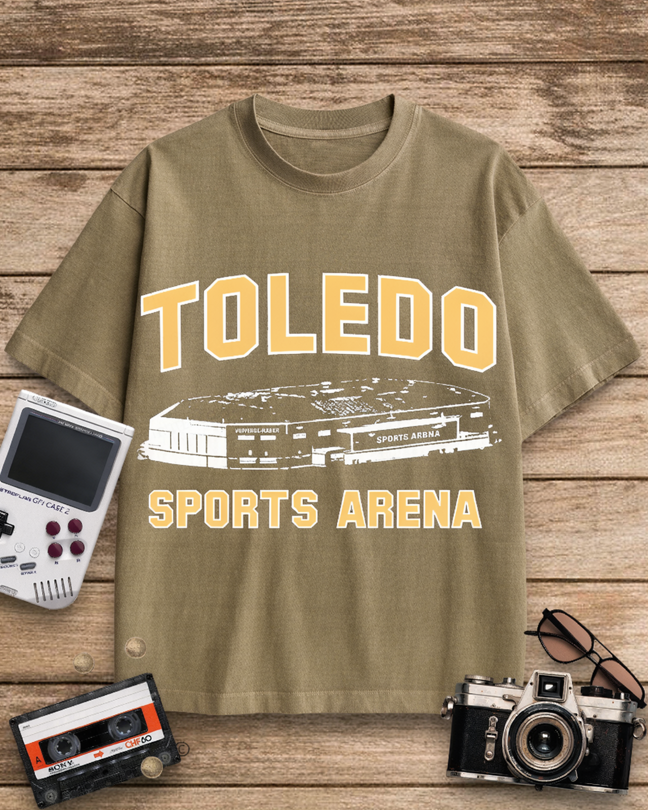 Vintage Toledo Sports Arena 1950s Cotton T-Shirt image 9
