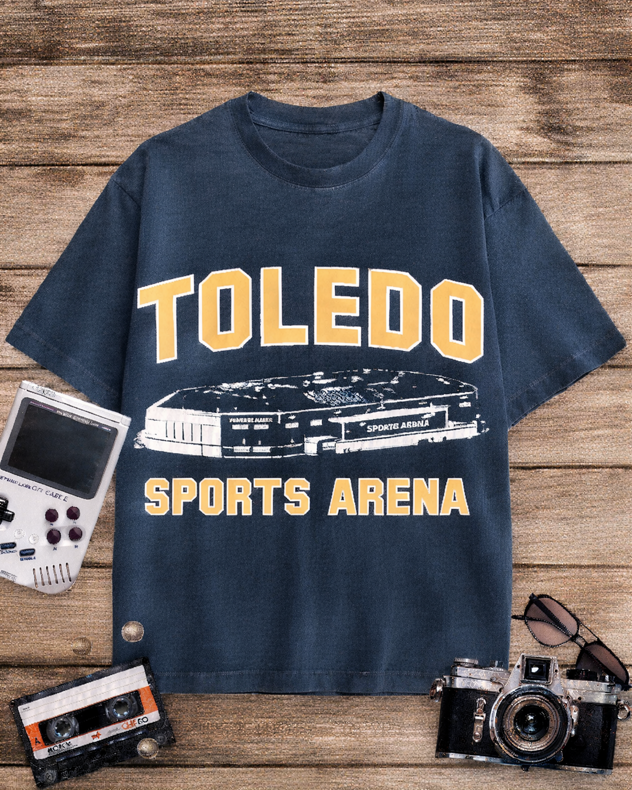 Vintage Toledo Sports Arena 1950s Cotton T-Shirt image 10