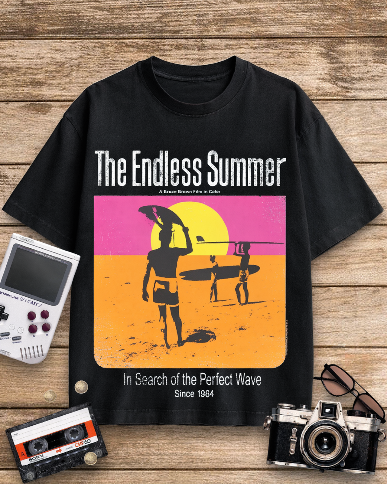 The Endless Summer 1960s Cotton T-Shirt image 5
