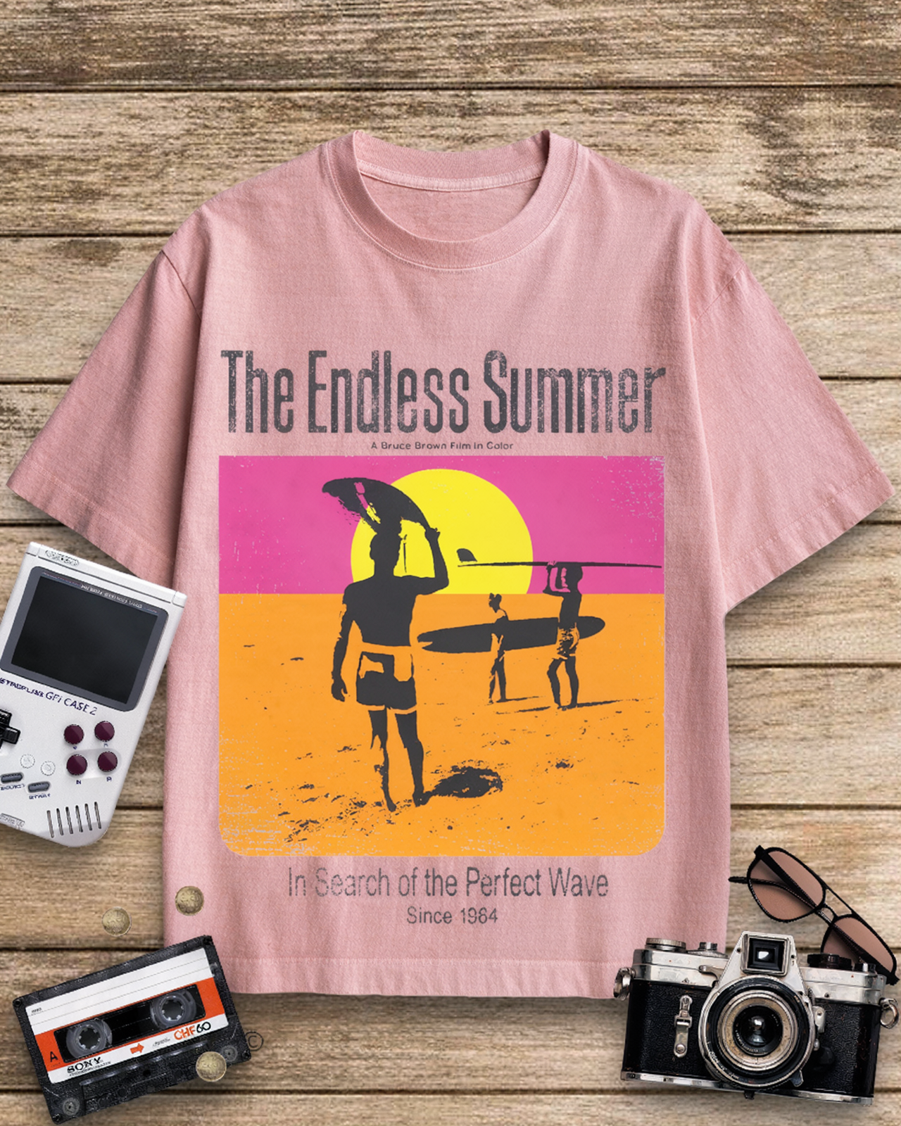 The Endless Summer 1960s Cotton T-Shirt image 6