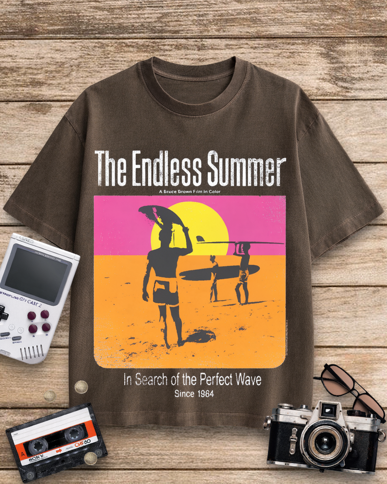 The Endless Summer 1960s Cotton T-Shirt image 9