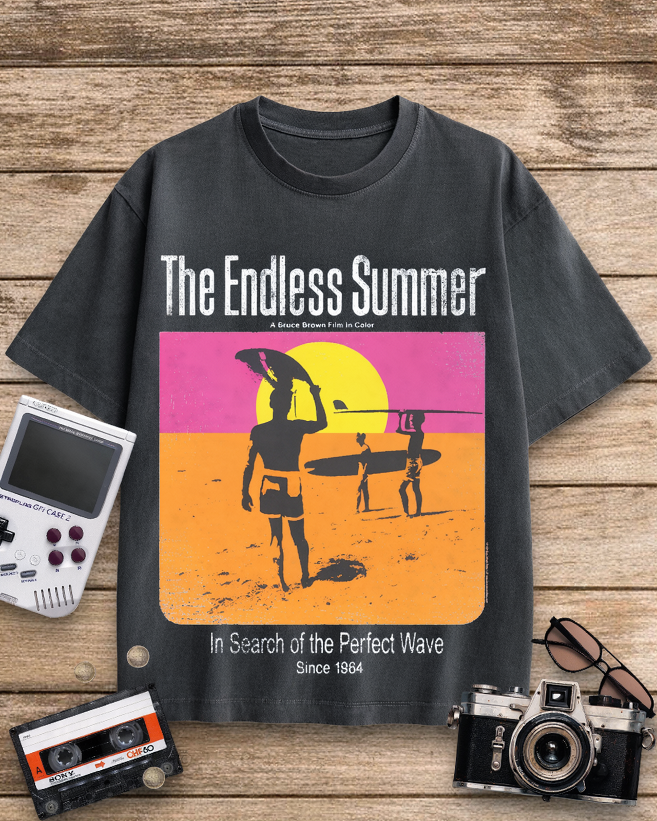 The Endless Summer 1960s Cotton T-Shirt image 10