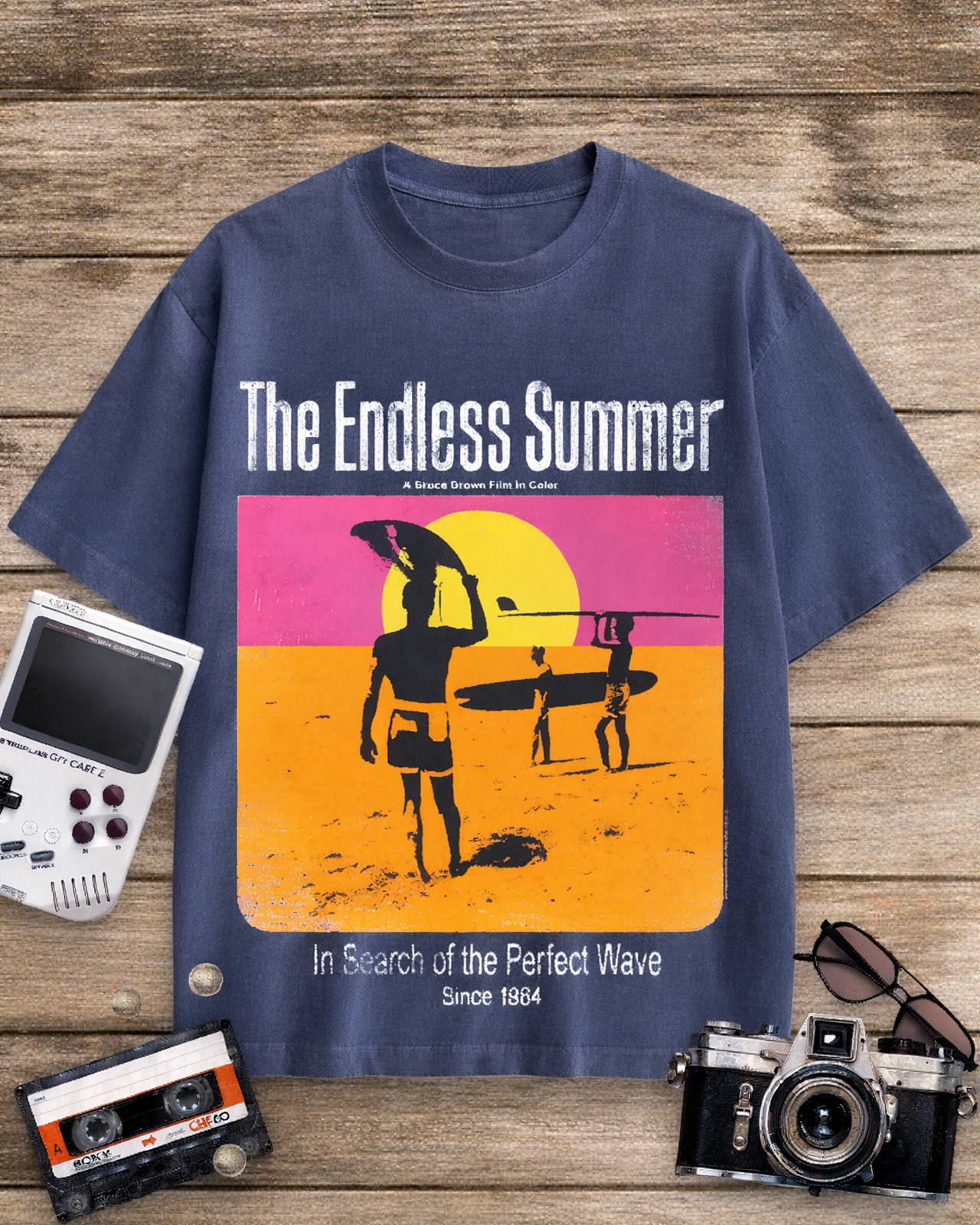 The Endless Summer 1960s Cotton T-Shirt image 11