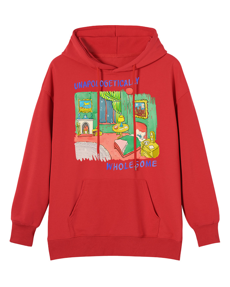 Wholesome Meme Cotton Hoodie image 6
